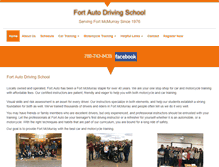 Tablet Screenshot of fortdriving.com
